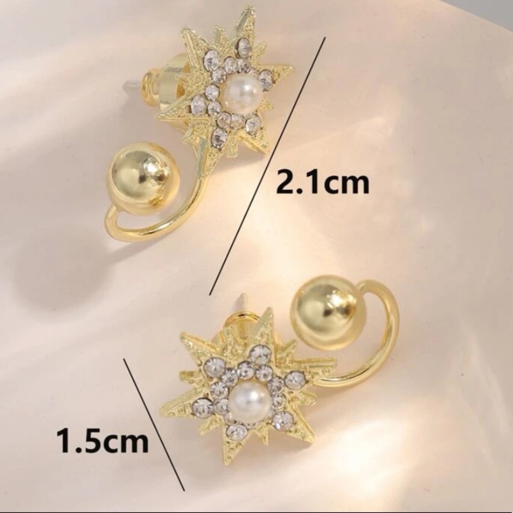 Double sided Earrings - Picture 4 of 4